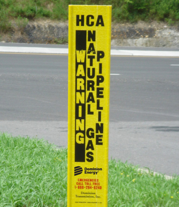 Dominion Gas Marker