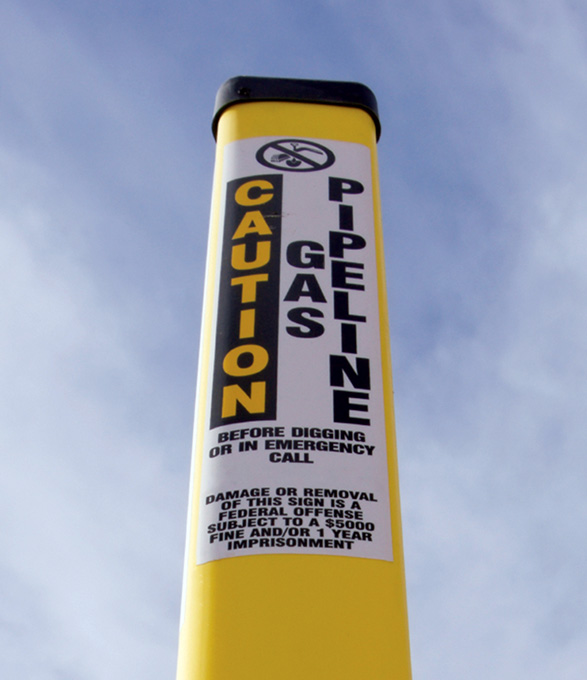 Gas Pipeline marker